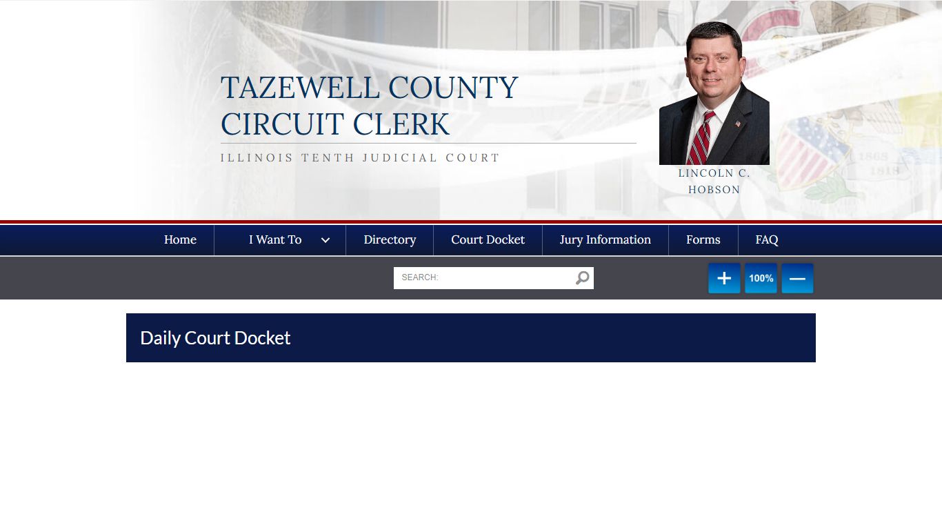 Court Docket - Tazewell County Circuit Clerk